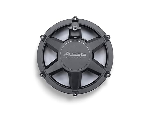 Alesis Nitro Max Kit Electric Drum Set with Quiet Mesh Pads, 10" Dual Zone Snare, Bluetooth, 440+ Authentic Sounds, Drumeo, USB MIDI, Kick Pedal