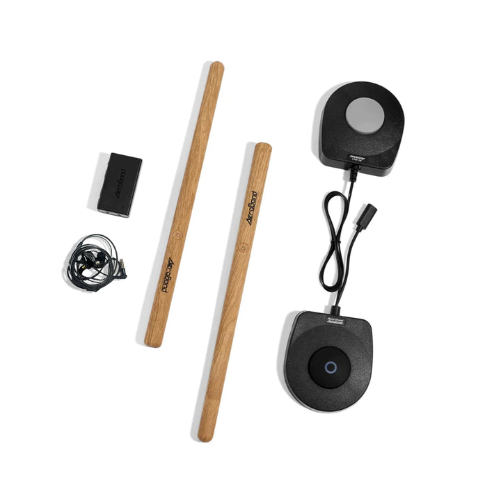 AeroBand Electronic Drum Set PocketDrum2 MAX（2025 Version）, Air Drum Sticks & Pedals & Bluetooth Adapter, Play Drum Anywhere Anytime, 8 Tones and USB Midi Teens Adult Drummer Gift (Earphone Included)